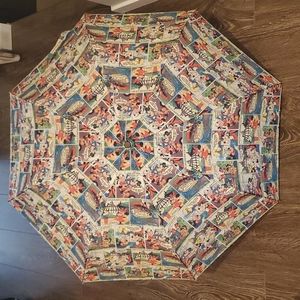 RETRO Vintage DISNEY Comic Strip Umbrella